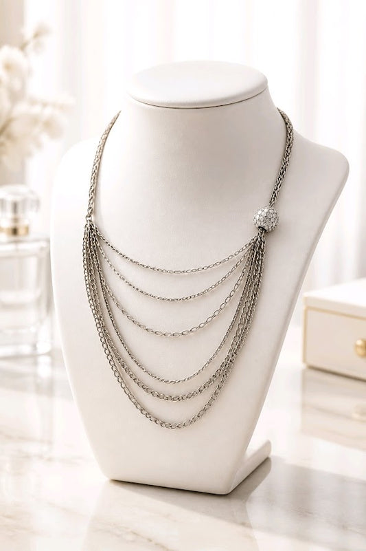MultiChain Disco Ball Necklace
