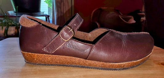 Stegmann Eva Leather Mary Janes Sz 7.5M