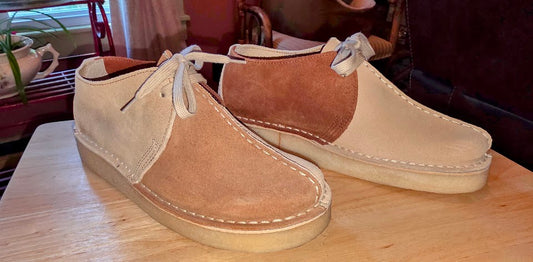 Clarks Originals Wallabee Suede Desert Boots Tan/Beige