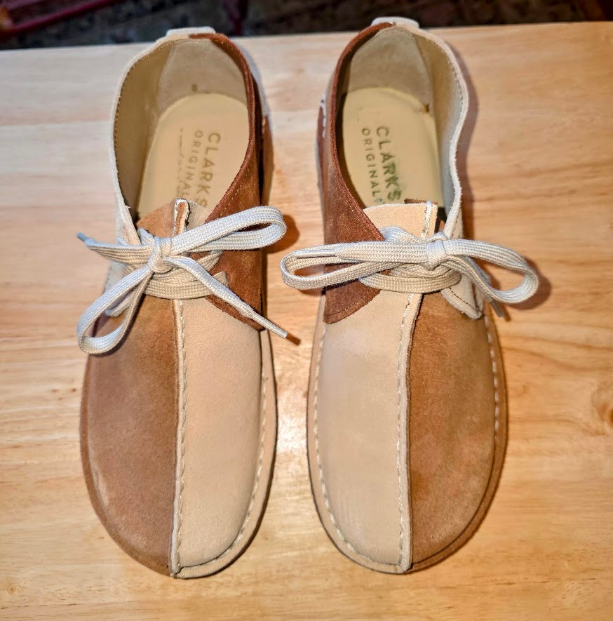 Clarks Originals Wallabee Suede Desert Boots Tan/Beige