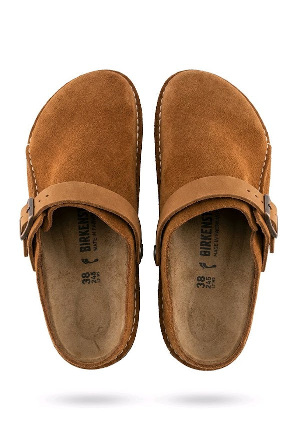 Birkenstock Lutry Suede Clogs Sz 8/38