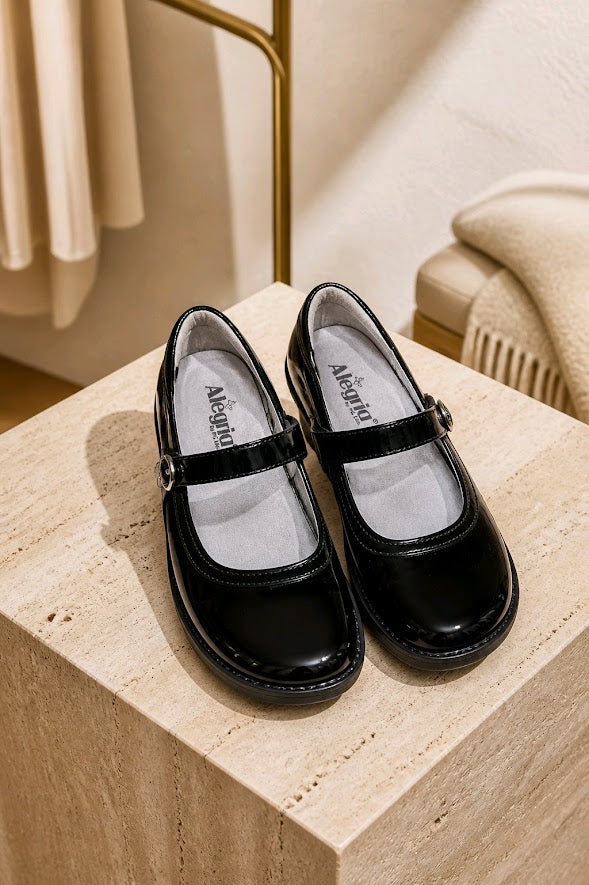 Alegria Paloma Patent Leather Mary Jane Sz 37/7.5