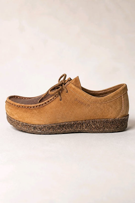 Stegmann Leather Lace-Up Loafer Sz 7.5M