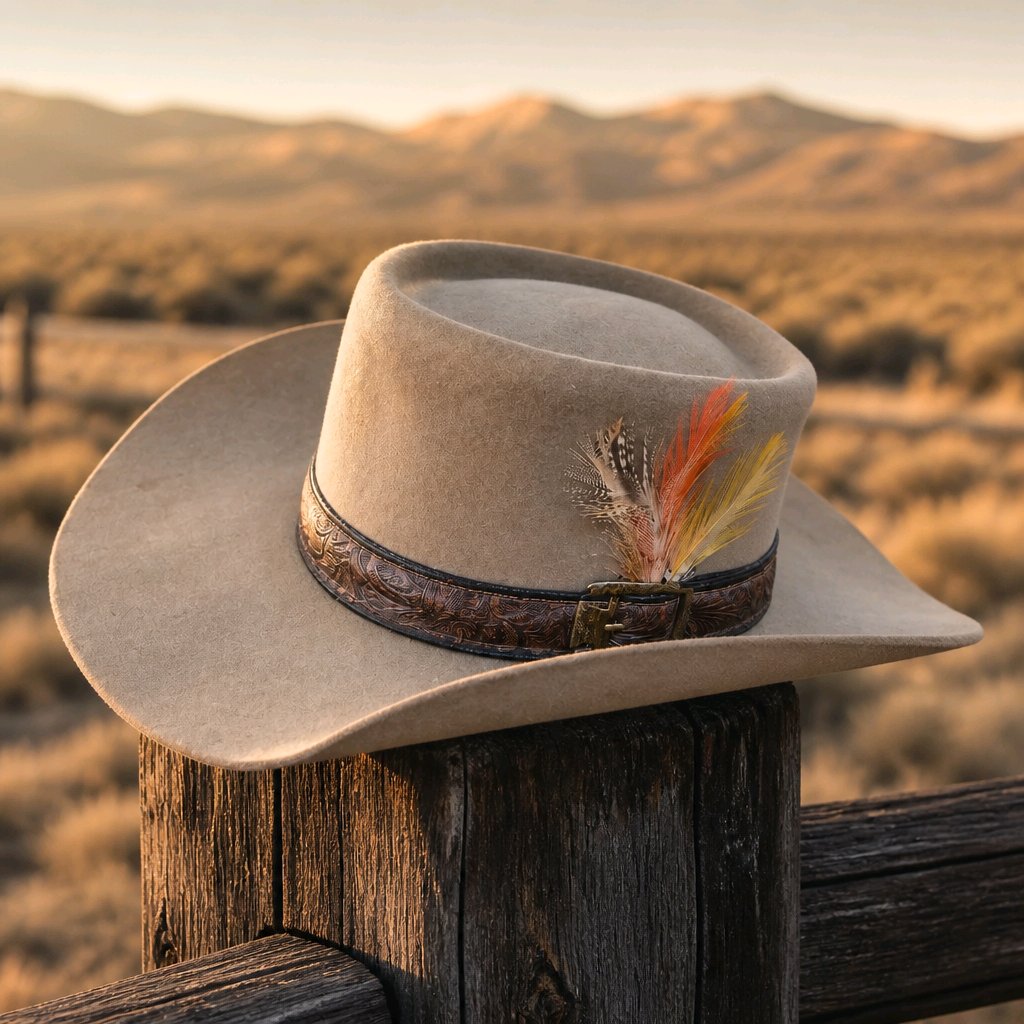 Vintage Stetson 3X Beaver Hat Sz 6 7/8