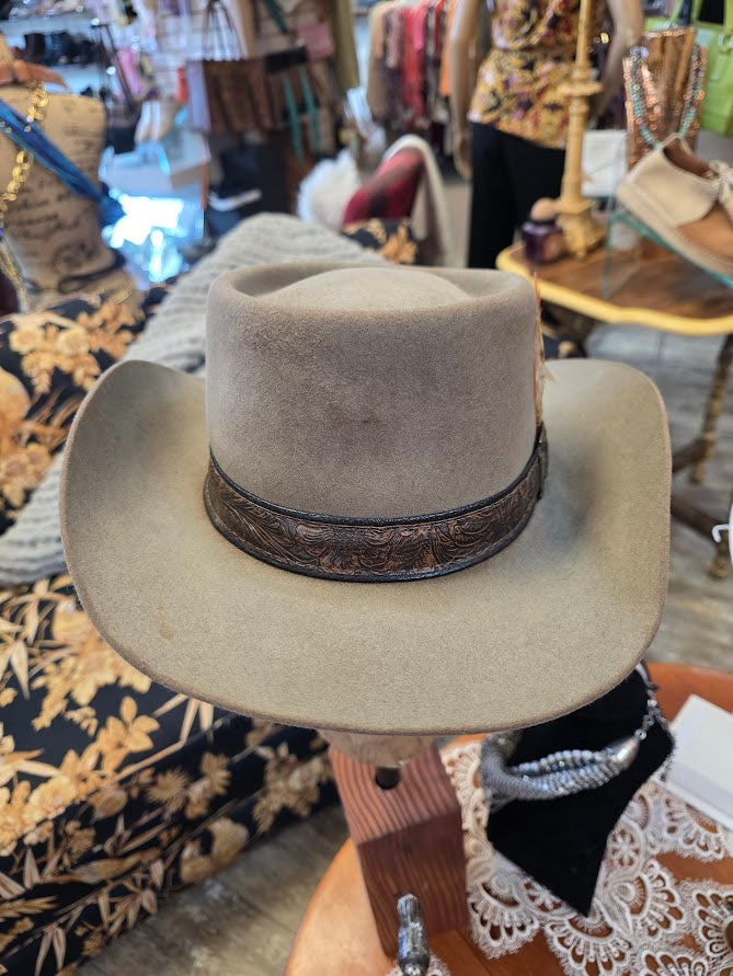 Vintage Stetson 3X Beaver Hat Sz 6 7/8