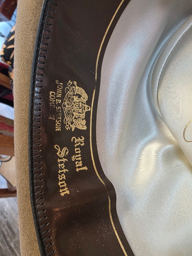 Vintage Royal  Stetson Felt Cowboy Hat Sz 7 1/4