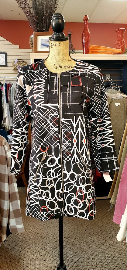 Multiples Car Coat Sz medium