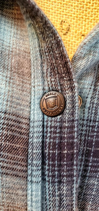 Noble Outfitters Flannel Plaid Jacket Sz Medium