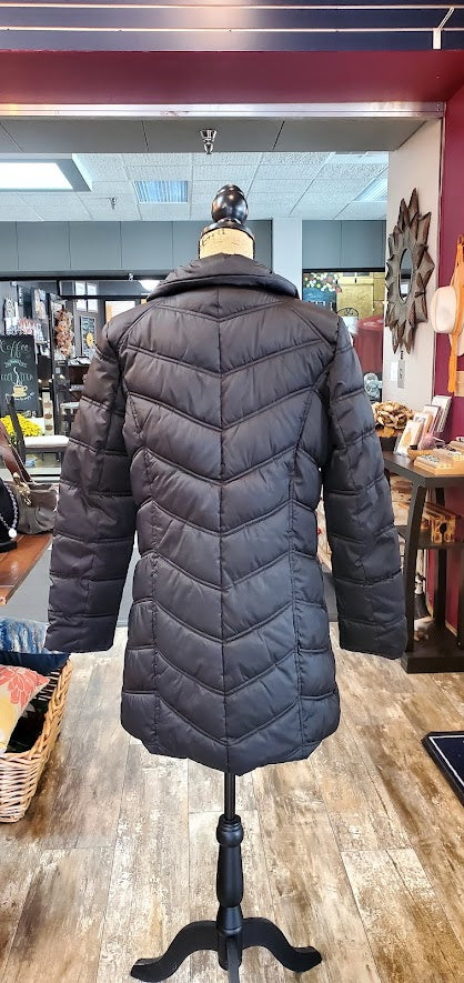 Kenneth Cole Quilted Puffer Coat Sz Medium