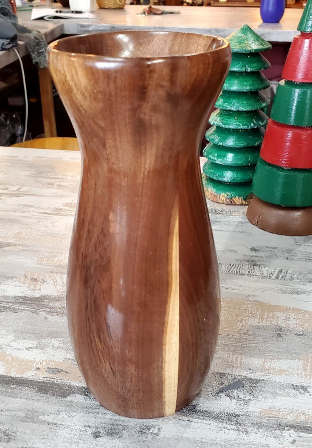 Walnut Vase