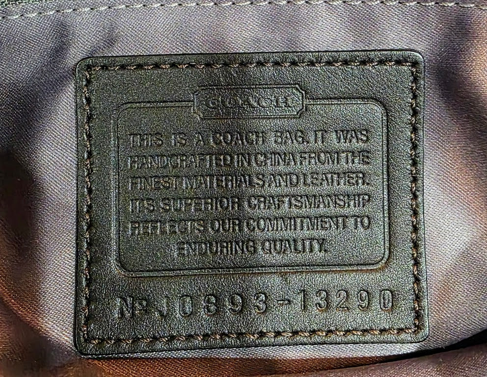 Coach J0893-13290 Jacquard Grey Satchel