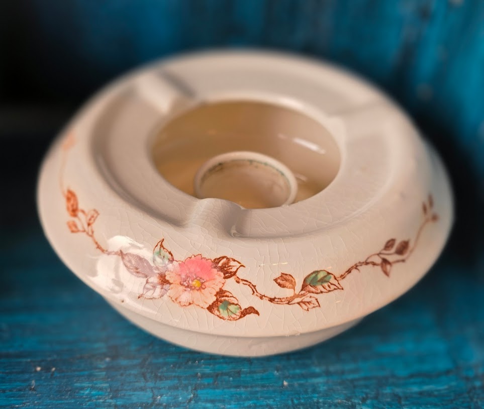 Vintage Nasco Springtime Pattern Teapot w/Warmer