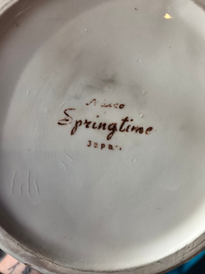 Vintage Nasco Springtime Pattern Teapot w/Warmer