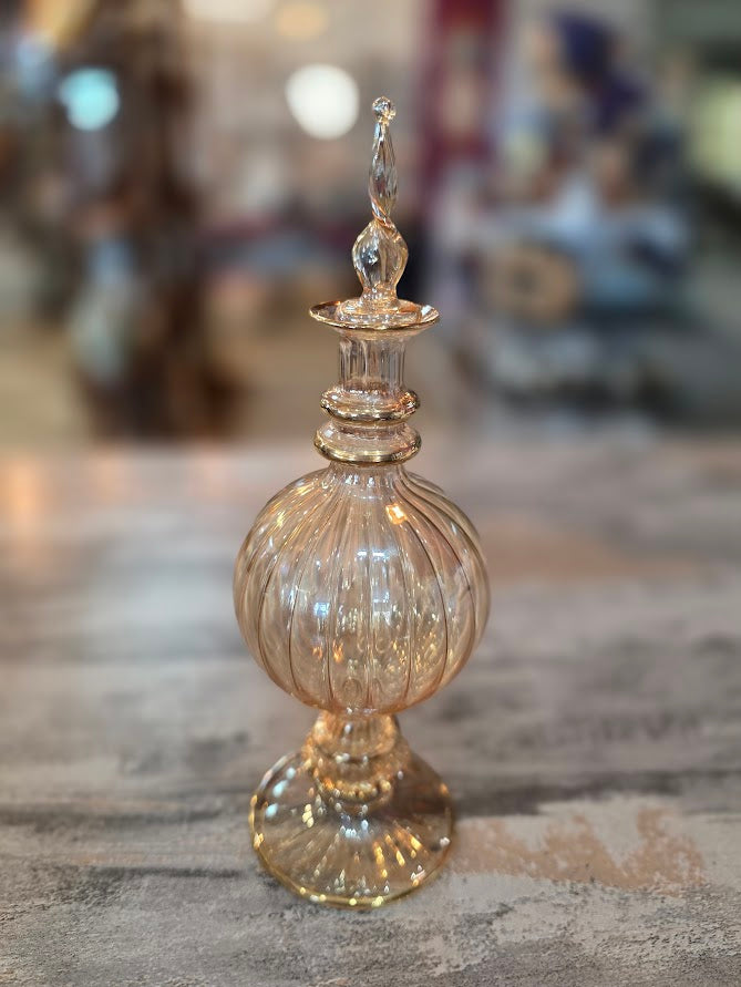 Bavarian Blown Glass Perfume Decanter