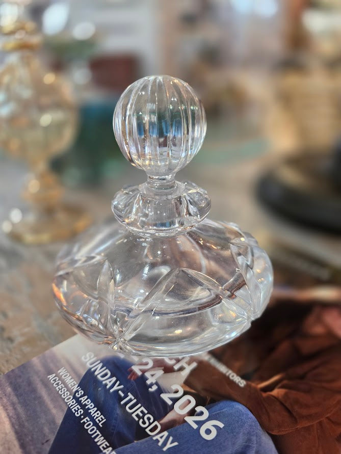 Mikasa Slovenia Lead Glass Perfume Bottle