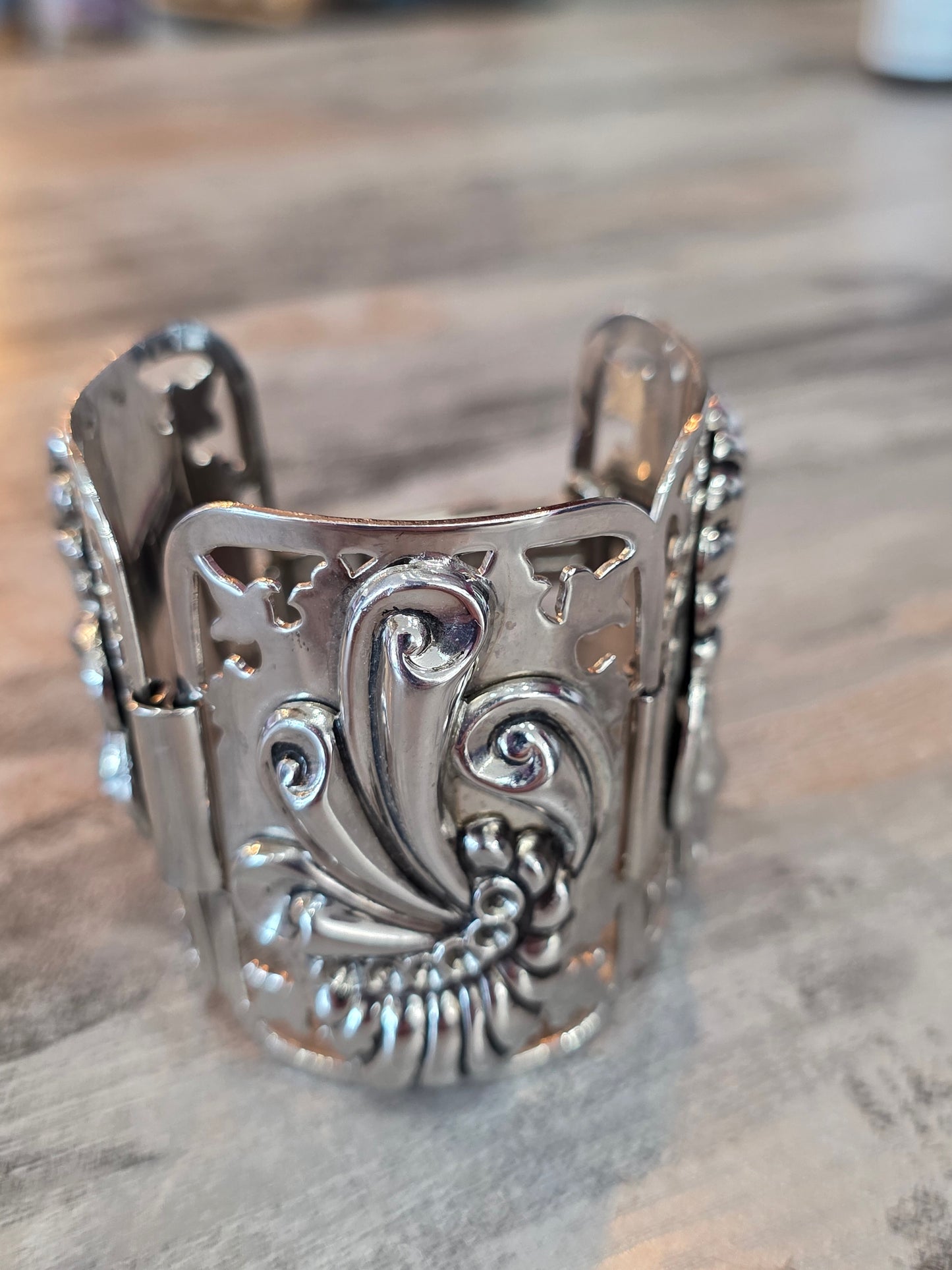 Art Nouveau 1960's Cuff Style Bracelet