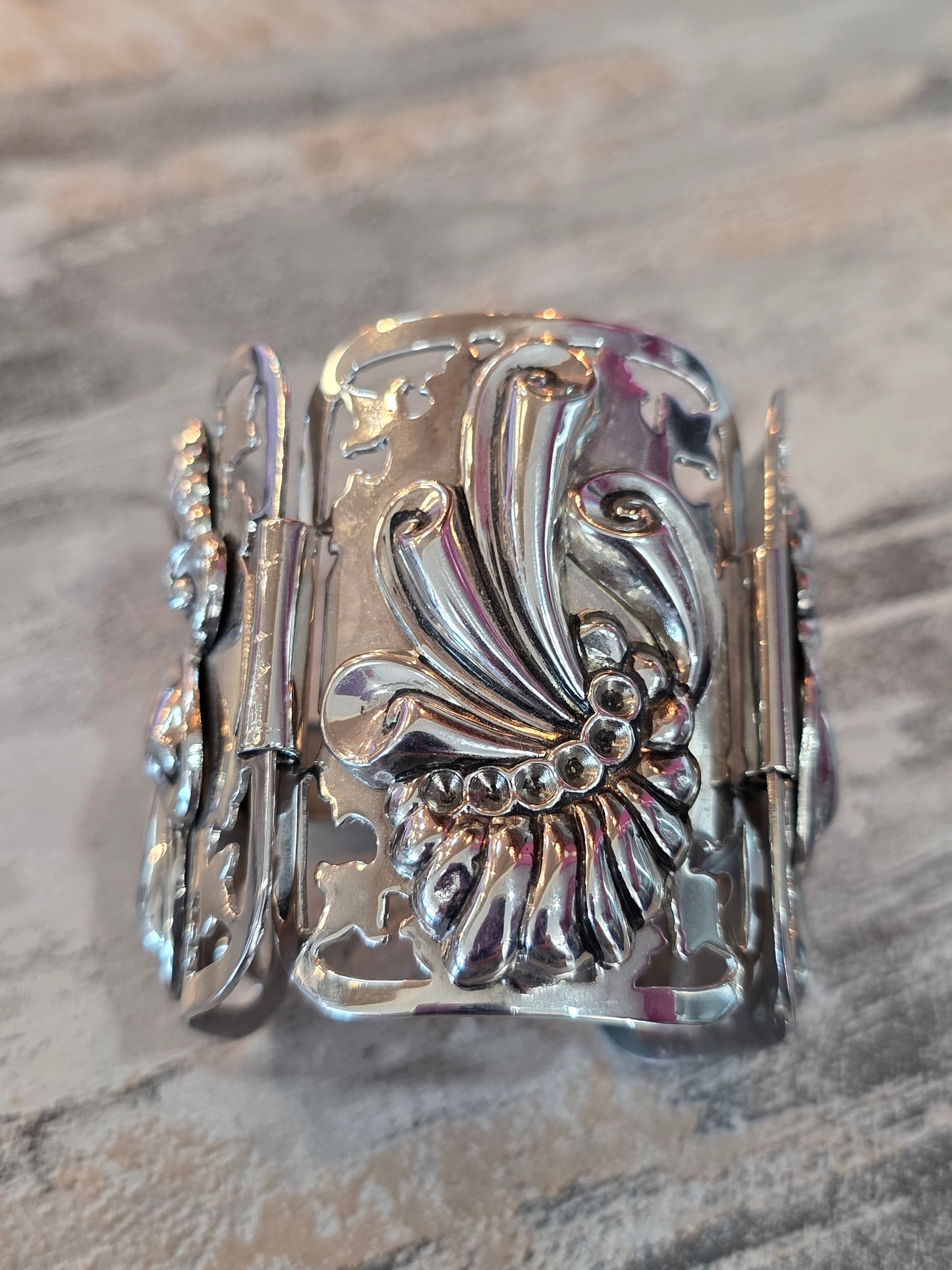 Art Nouveau 1960's Cuff Style Bracelet