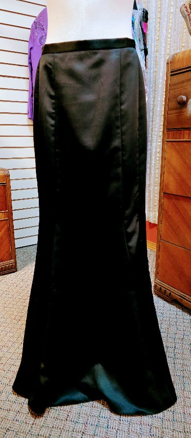 Cache Mermaid Full Length Satin Skirt Sz 8