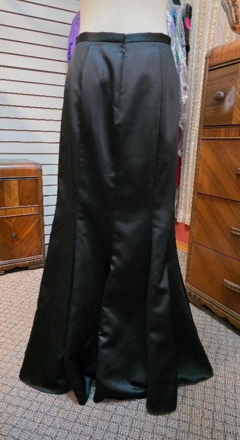 Cache Mermaid Full Length Satin Skirt Sz 8