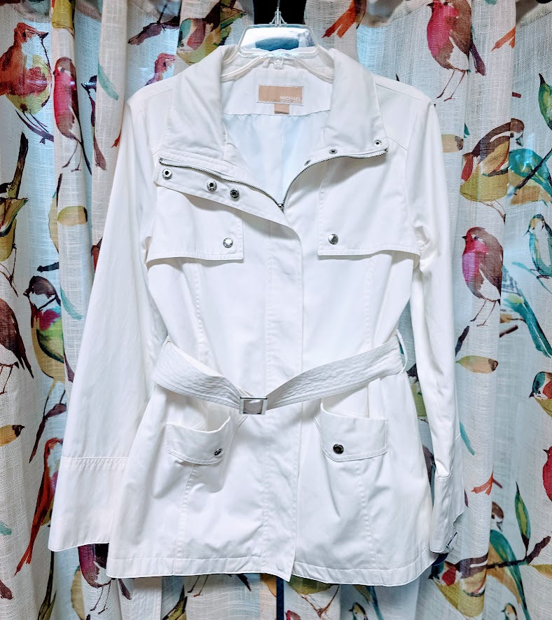 Michael Kors Belted Trench Coat Sz Medium