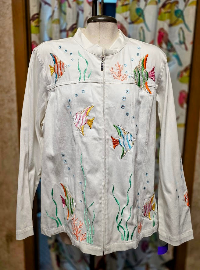 Quacker Factory Jacket Sz X-Large