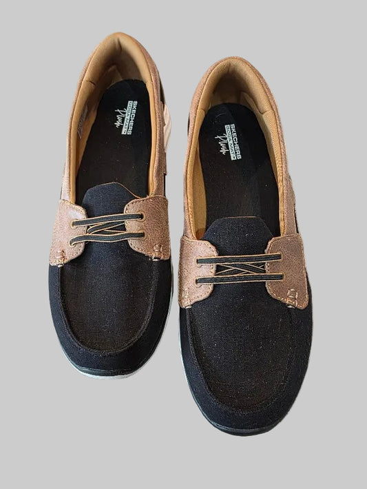 Skechers Goga Mat Plush Slip-on Loafers Sz 11