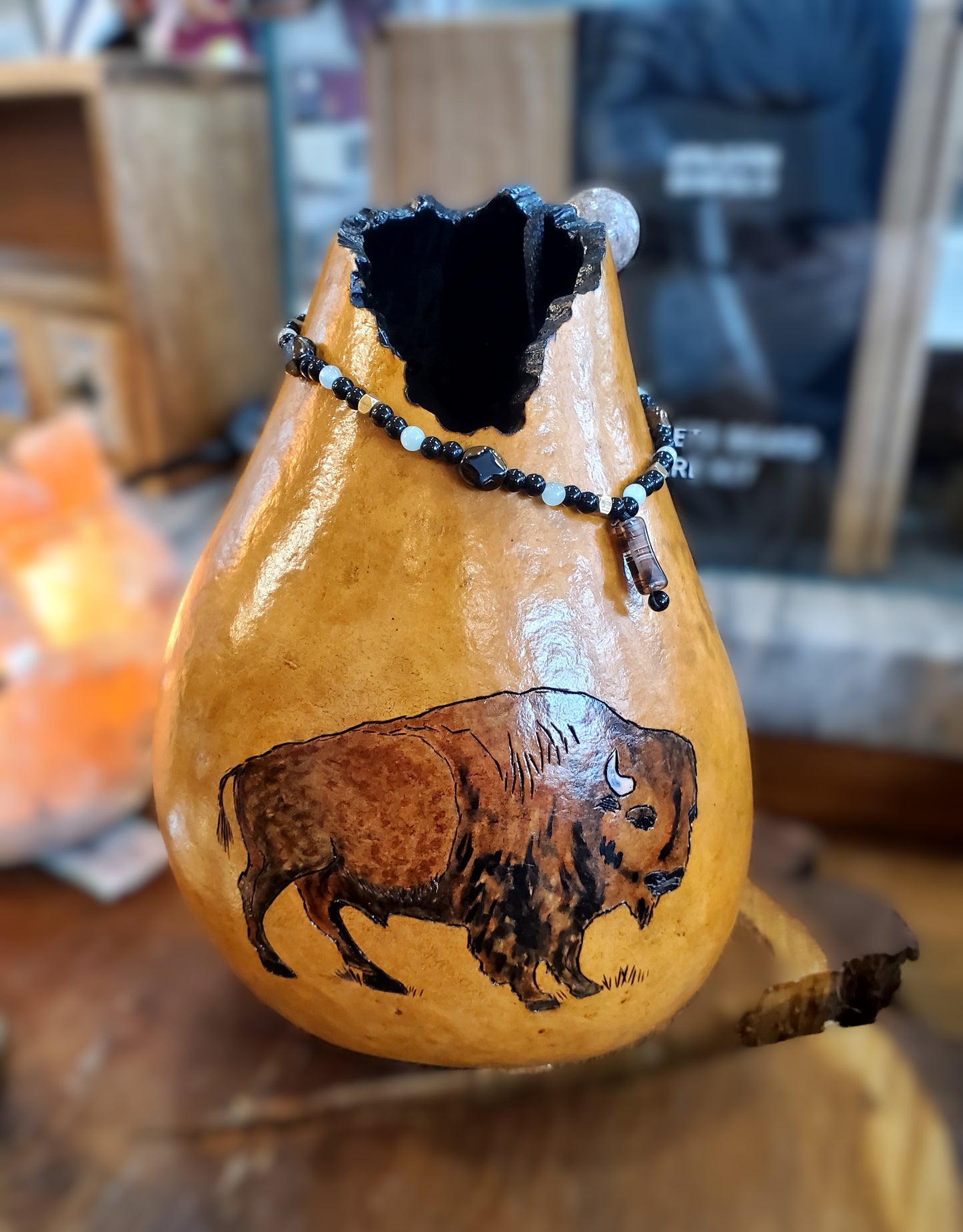 Burnt Buffalo Gourd