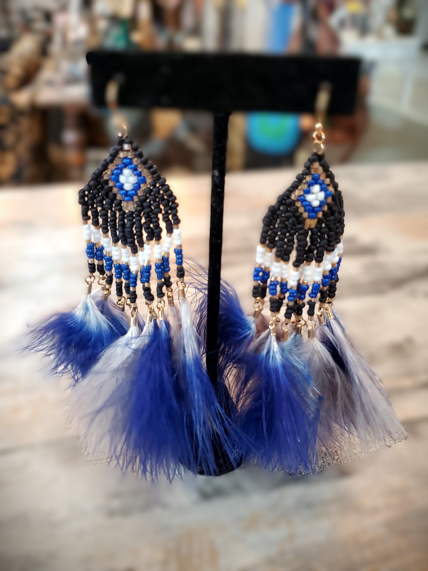Indigenous Feather Earrings