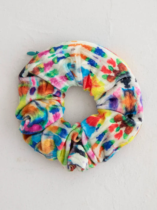 Hideaway Scrunchie - Fuchsia Marigold Tie-Dye