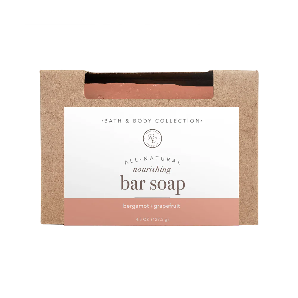 Bar Soap Bergamot + Grapefruit, Rowe Casa Organics