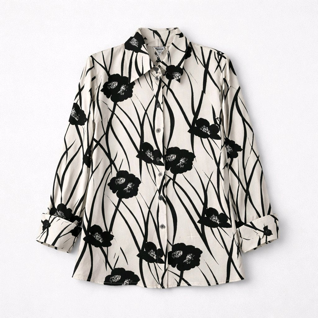 Dorman Vintage Silk Blouse Sz Medium