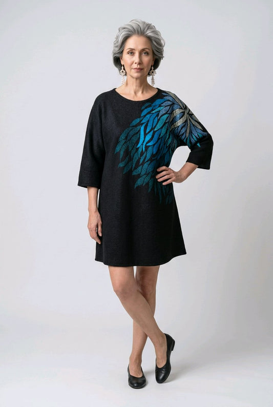 Handmade Wool/Silk Dress Sz M/L