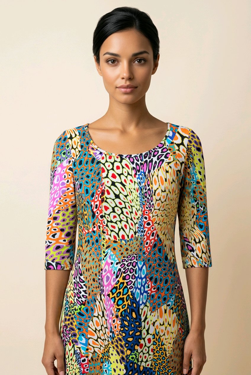 Steven Edwards Slit Sleeve Tunic Top Sz Medium