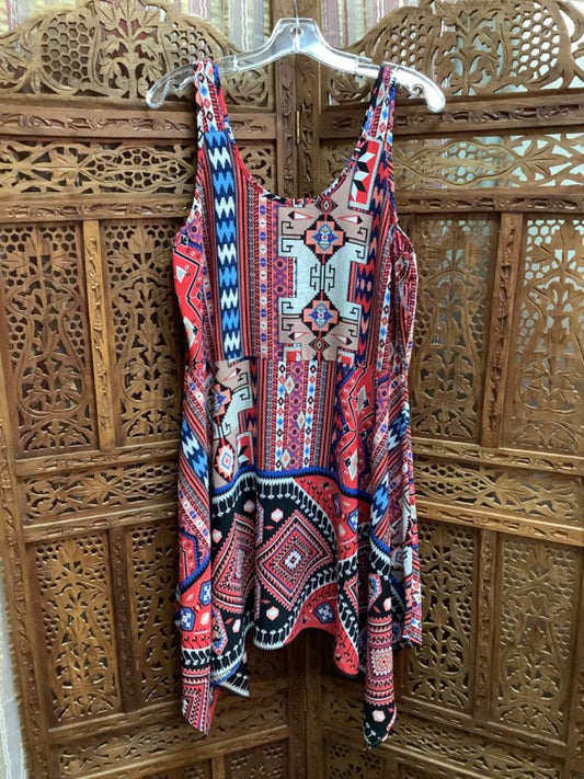 Wrangler Southwestern Print Dress Sz Large