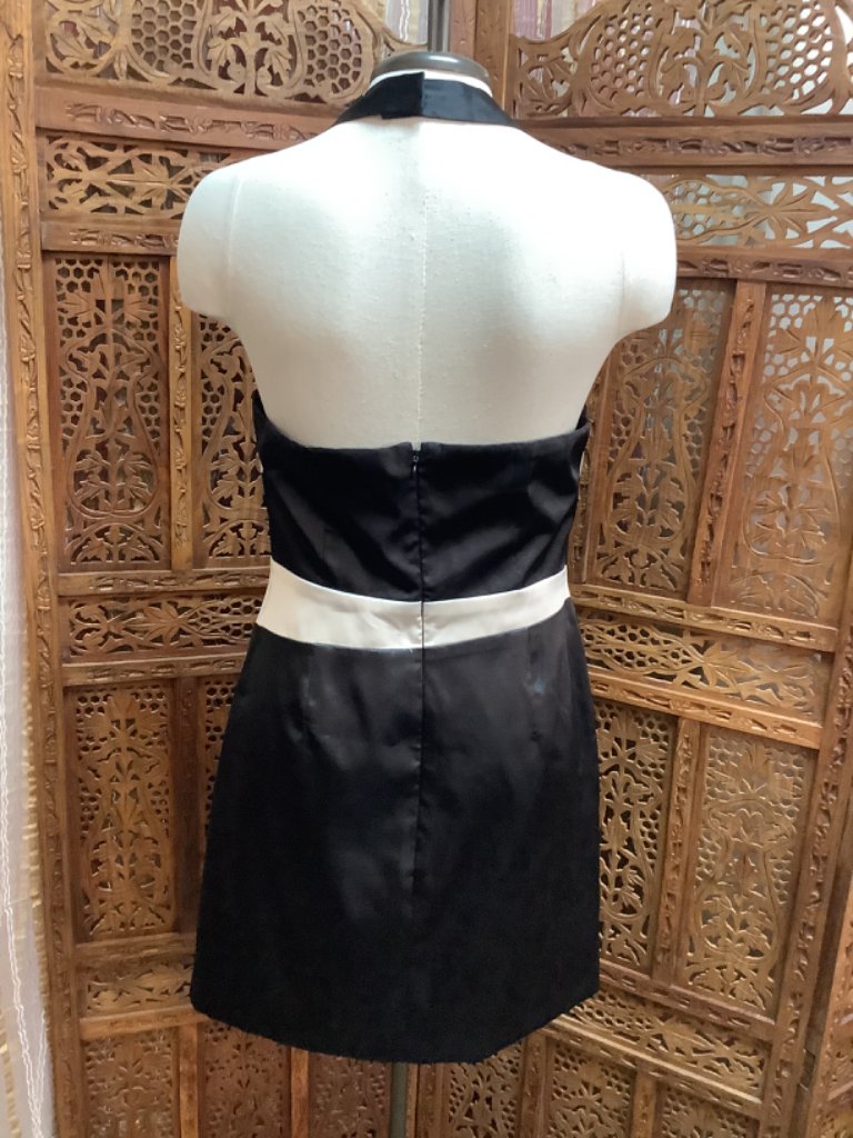 Arden B. Satin Halter Dress Sz 8